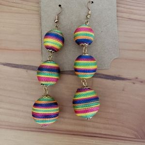 Ball drop earrings